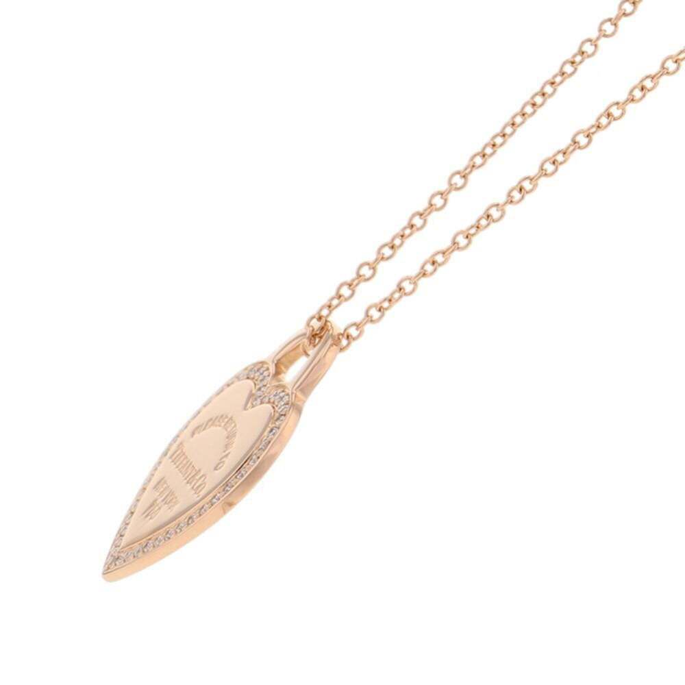 TIFFANY Authentic 18k Gold Diamond Heart Necklace - Picture 2 of 9